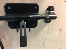Boulon de cadenas noir 80 mm